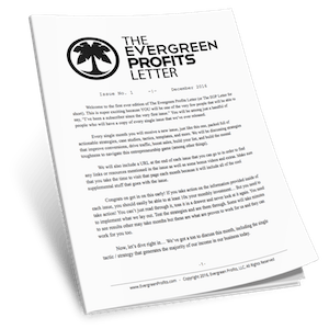Hustle & Flowchart - Evergreen Profits Newsletter 2020-2021